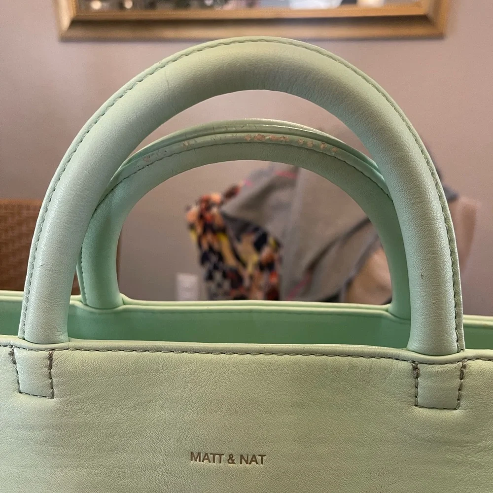 Matt & Nat Tia satchel Mint Green - Loom